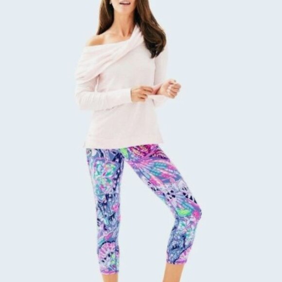 Lilly Pulitzer Belinda pullover Heathered Paradise Tint - Picture 3 of 14